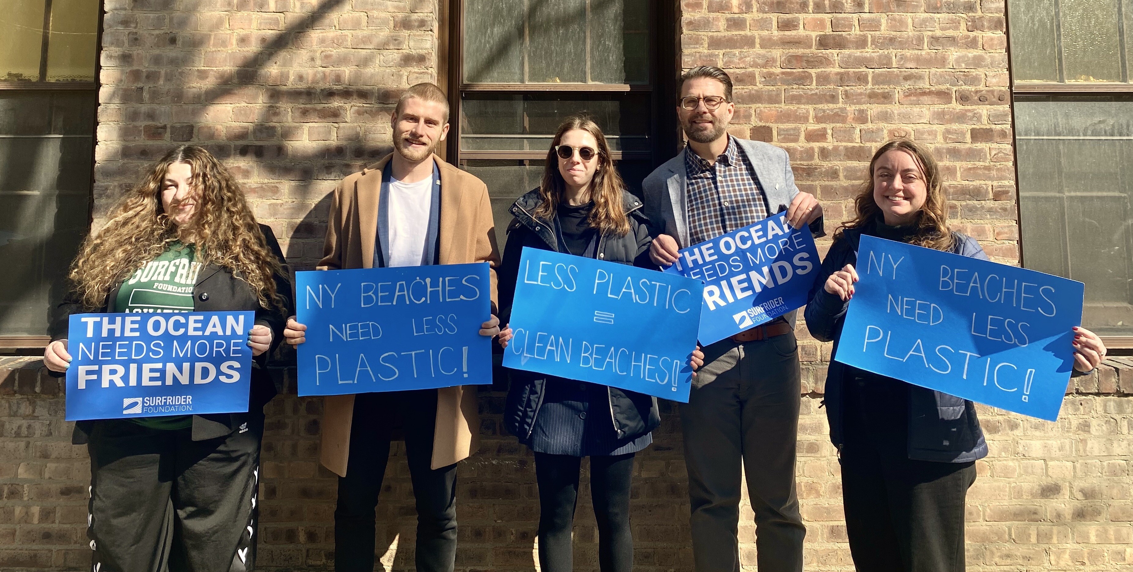 Surfrider volunteers lobby for bills in Albany, New York